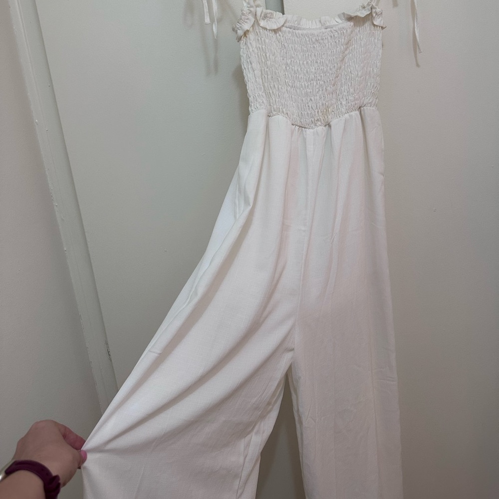 White jumpsuit